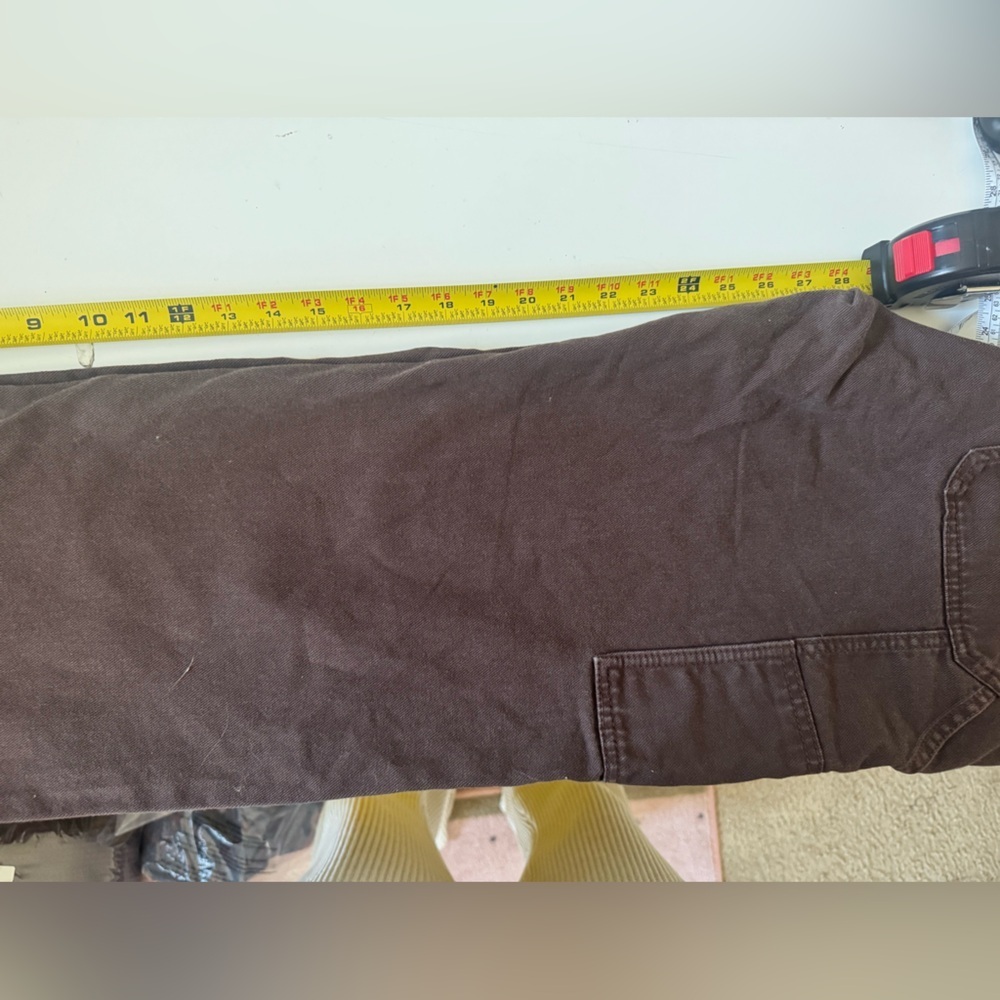 Aritzia TNA Women’s Greenwich Carpenter Pants Workwear Brown Size 6 - Picture 14 of 15